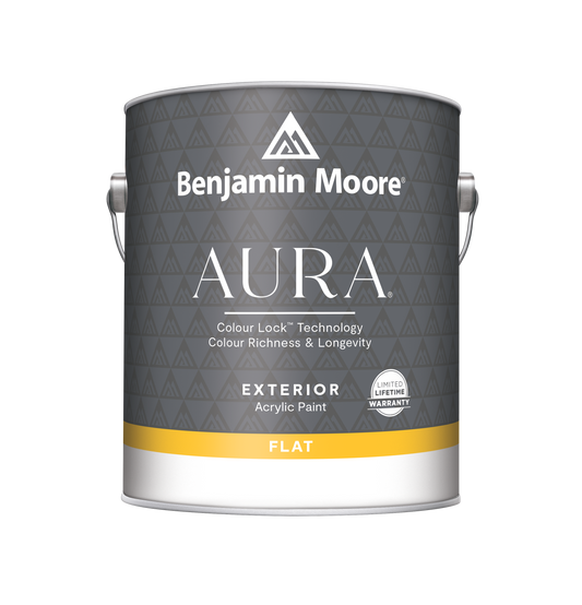 AURA Waterborne Exterior Paint - Flat Finish F629