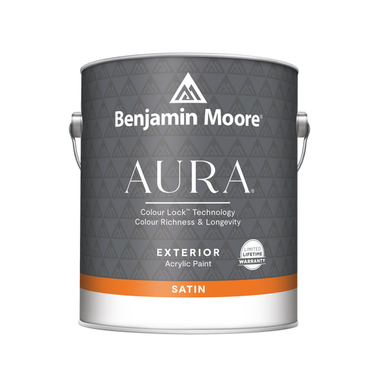 AURA Waterborne Exterior Paint - Satin Finish F631