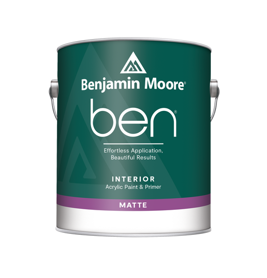 ben Waterborne Interior Paint- Matte F624