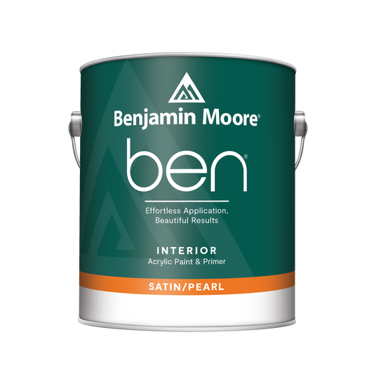 ben Waterborne Interior Paint- Satin/Pearl F628