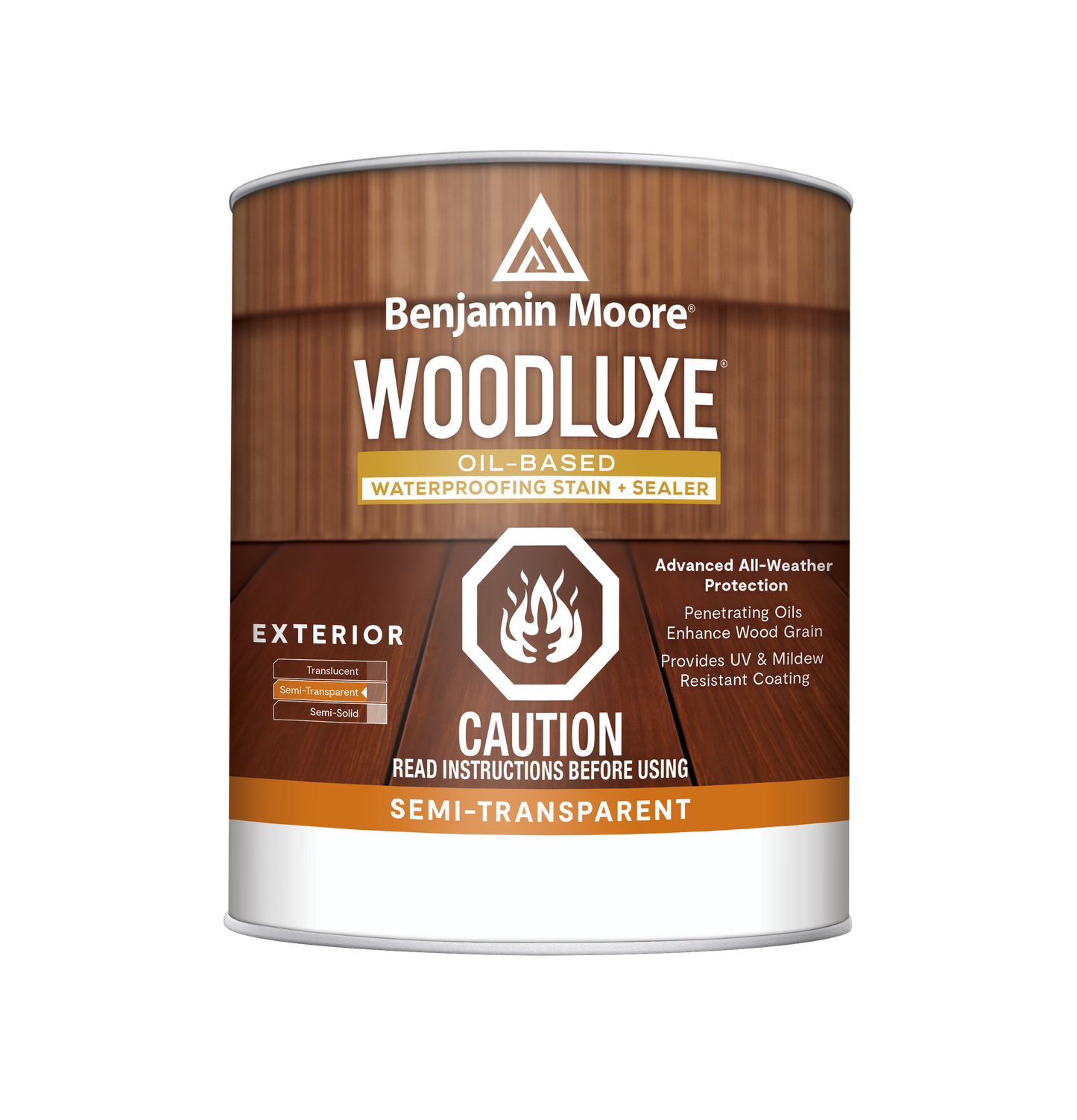 Woodluxe® Oil-Based Waterproofing Stain + Sealer - Semi-Transparent K592