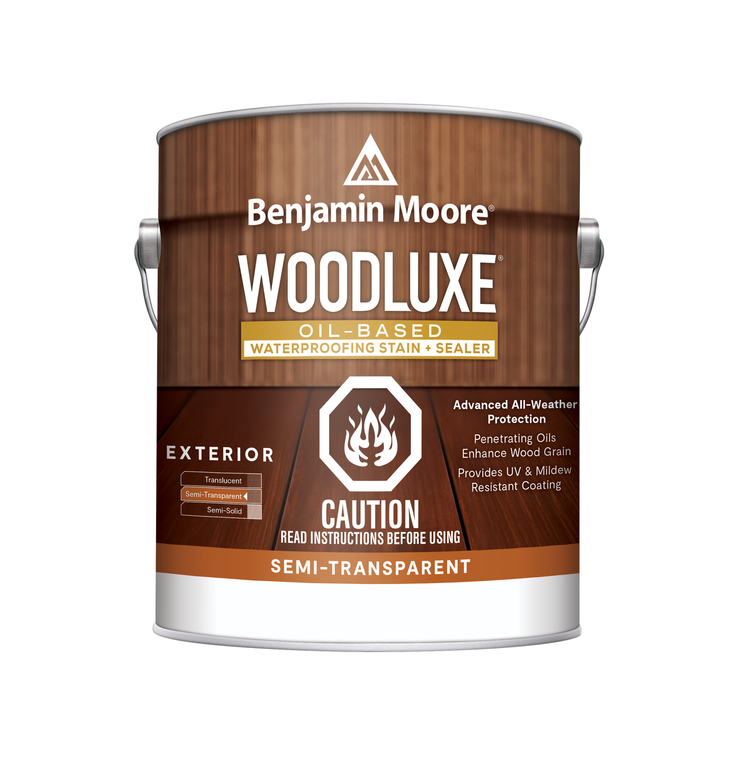 Woodluxe® Oil-Based Waterproofing Stain + Sealer - Semi-Transparent K592