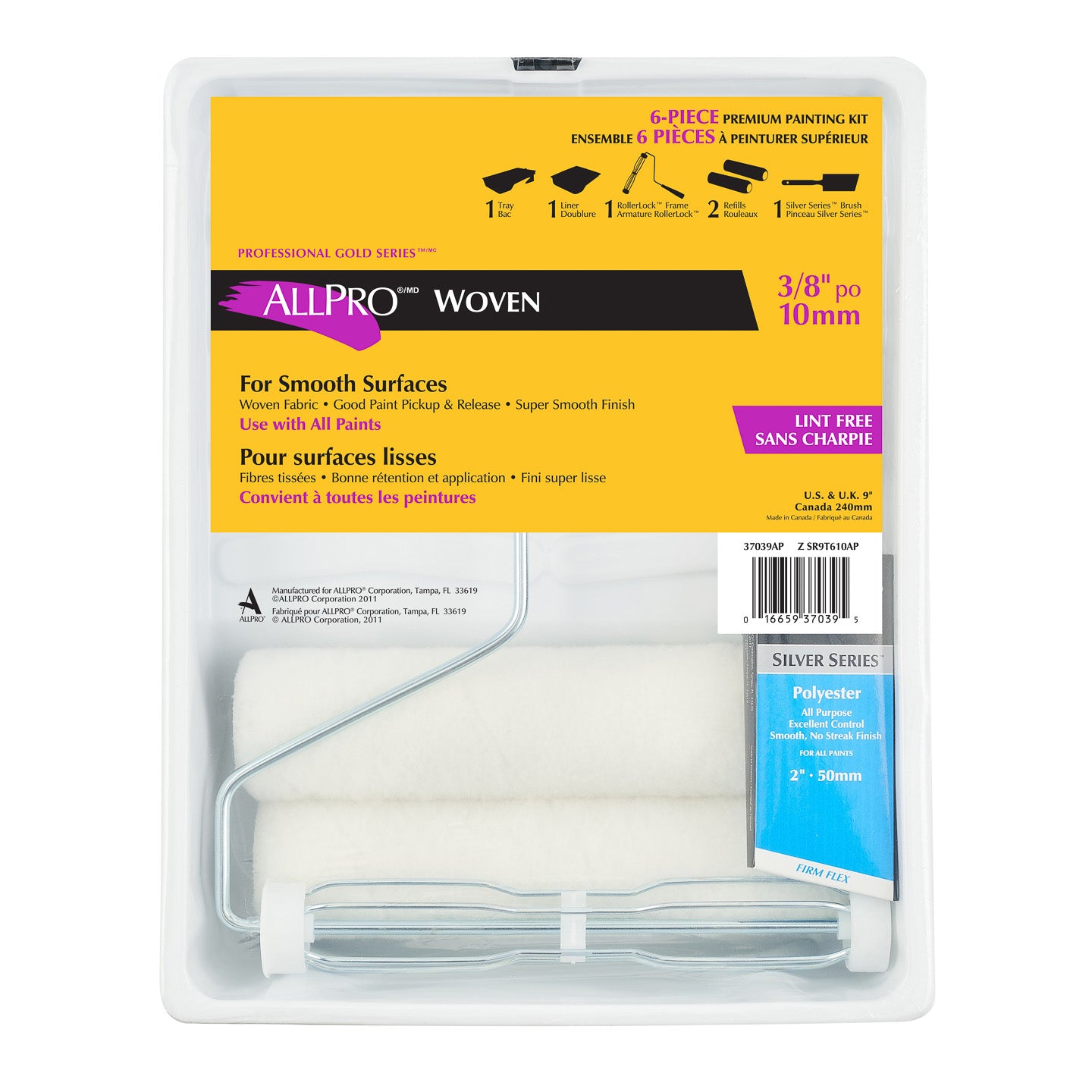 AllPro 6 Piece 10mm Roller and Brush Kit – KLEINPAINT Decorating Centres